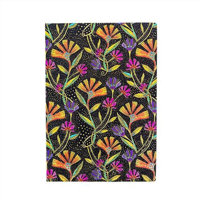 Wild Flowers (Playful Creations) Midi Lined Softcover Flexi Journal (Elastic Band Closure)/Product Detail/Notebooks & Journals