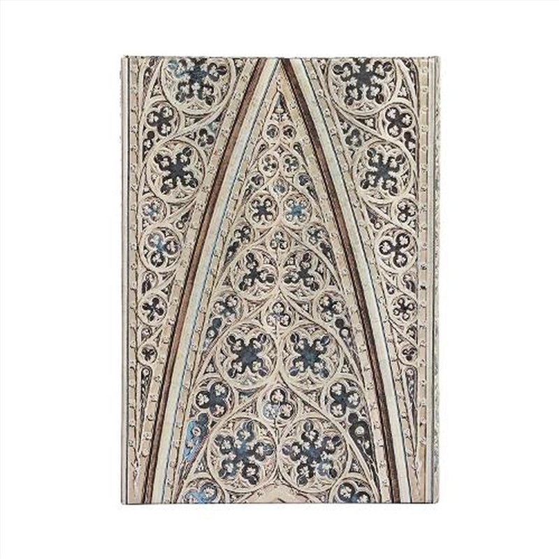 Vault of the Milan Cathedral (Duomo di Milano) Midi Unlined Hardback Journal (Wrap Closure)/Product Detail/Notebooks & Journals