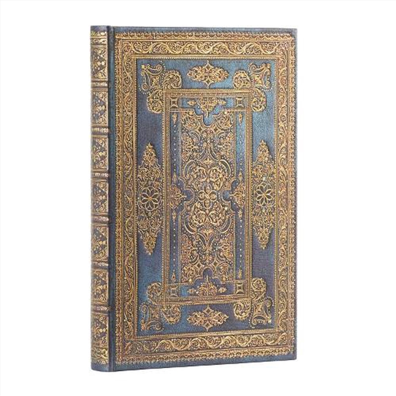 Blue Luxe (Luxe Design) Mini Lined Hardback Journal (Elastic Band Closure)/Product Detail/Notebooks & Journals