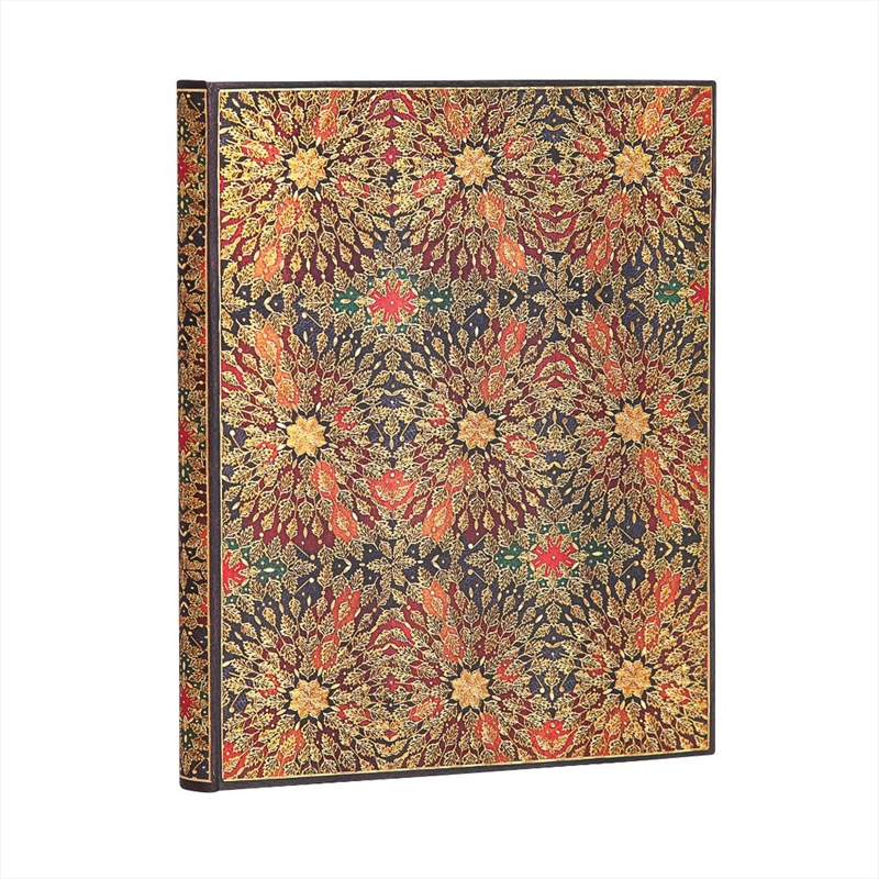 Fire Flowers Midi Lined Journal (Elastic Band Closure)/Product Detail/Notebooks & Journals
