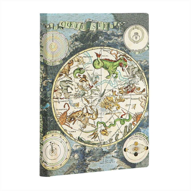 Celestial Planisphere Mini Lined Softcover Flexi Journal/Product Detail/Notebooks & Journals