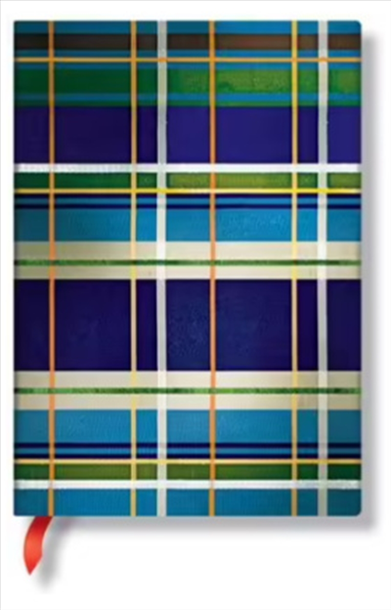 Davenport (Mad for Plaid) Midi Lined Hardcover Journal (Elastic Band Closure)/Product Detail/Notebooks & Journals