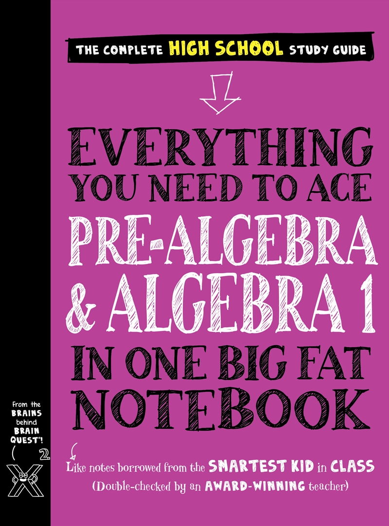 Everything You Need to Ace Pre-Algebra and Algebra I in One Big Fat Notebook/Product Detail/Children