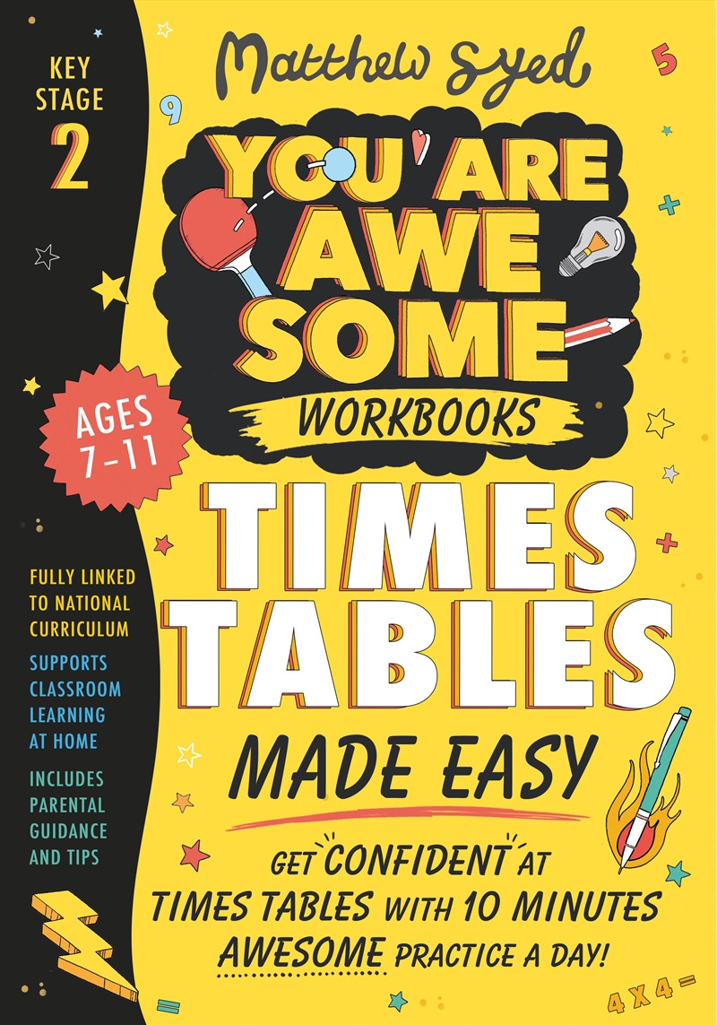 Times Tables Made Easy: Get confident at times tables with 10 minutes' awesome practice a day!/Product Detail/Kids Educational