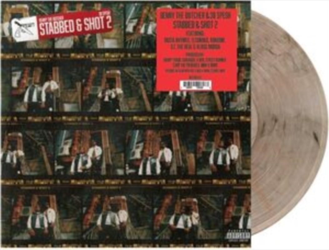 Stabbed & Shot 2 - Clear/Red Vinyl/Product Detail/Hip-Hop