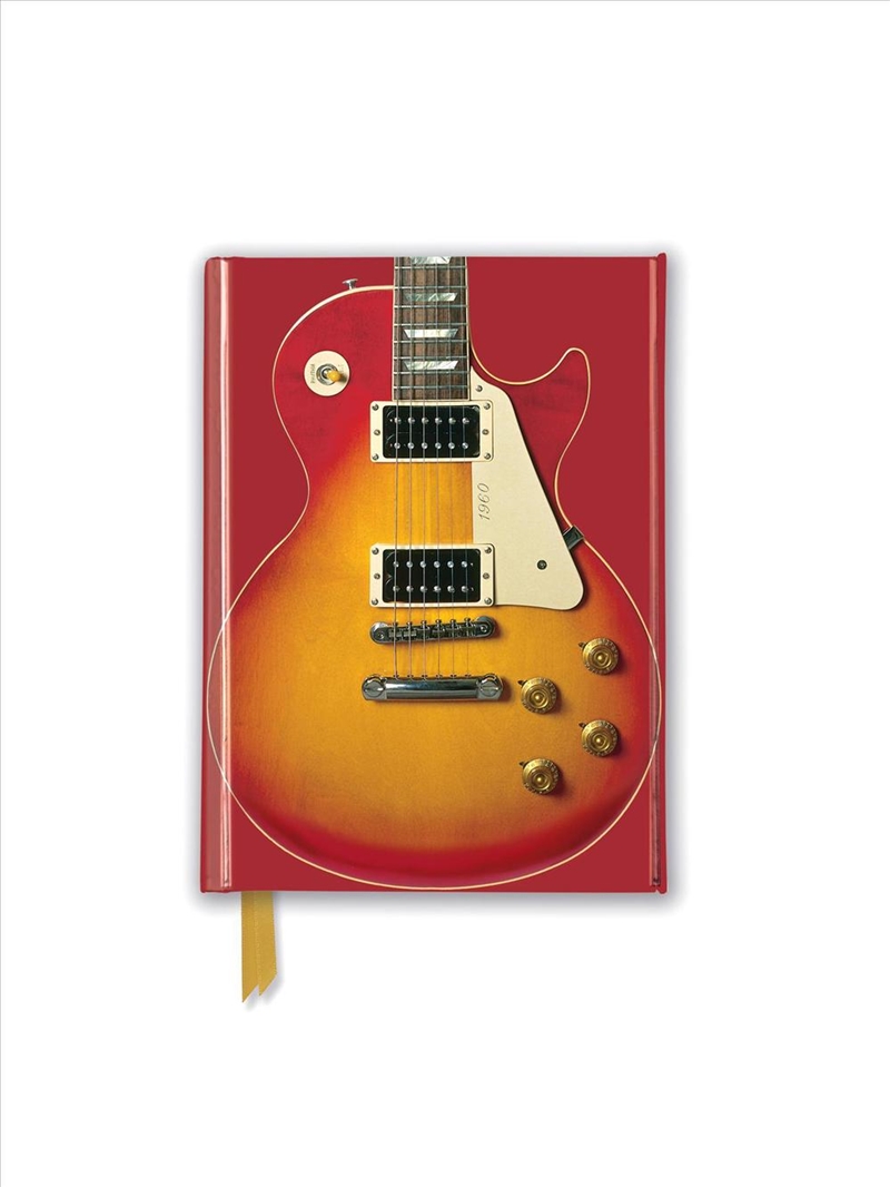 Foiled Pocket Journal #77: Gibson Les Paul Guitar Sunburst Red/Product Detail/Notebooks & Journals