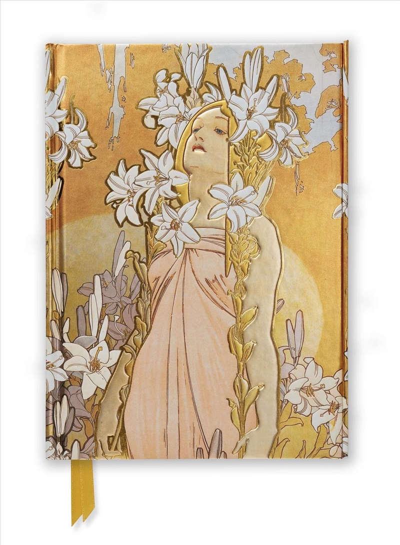 Foiled Journal #52: Mucha Lily/Product Detail/Notebooks & Journals