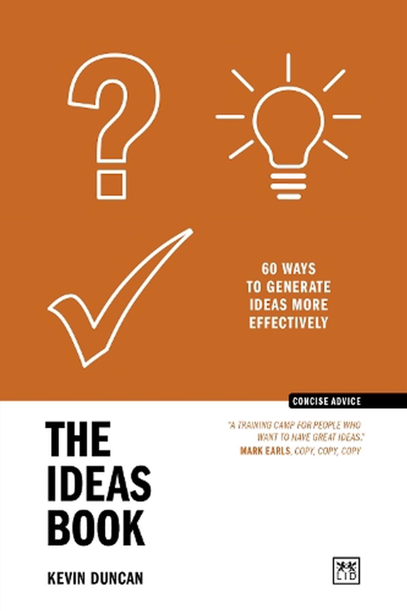Ideas Book: 60 Ways to Generate Ideas More Effectively/Product Detail/Business Leadership & Management
