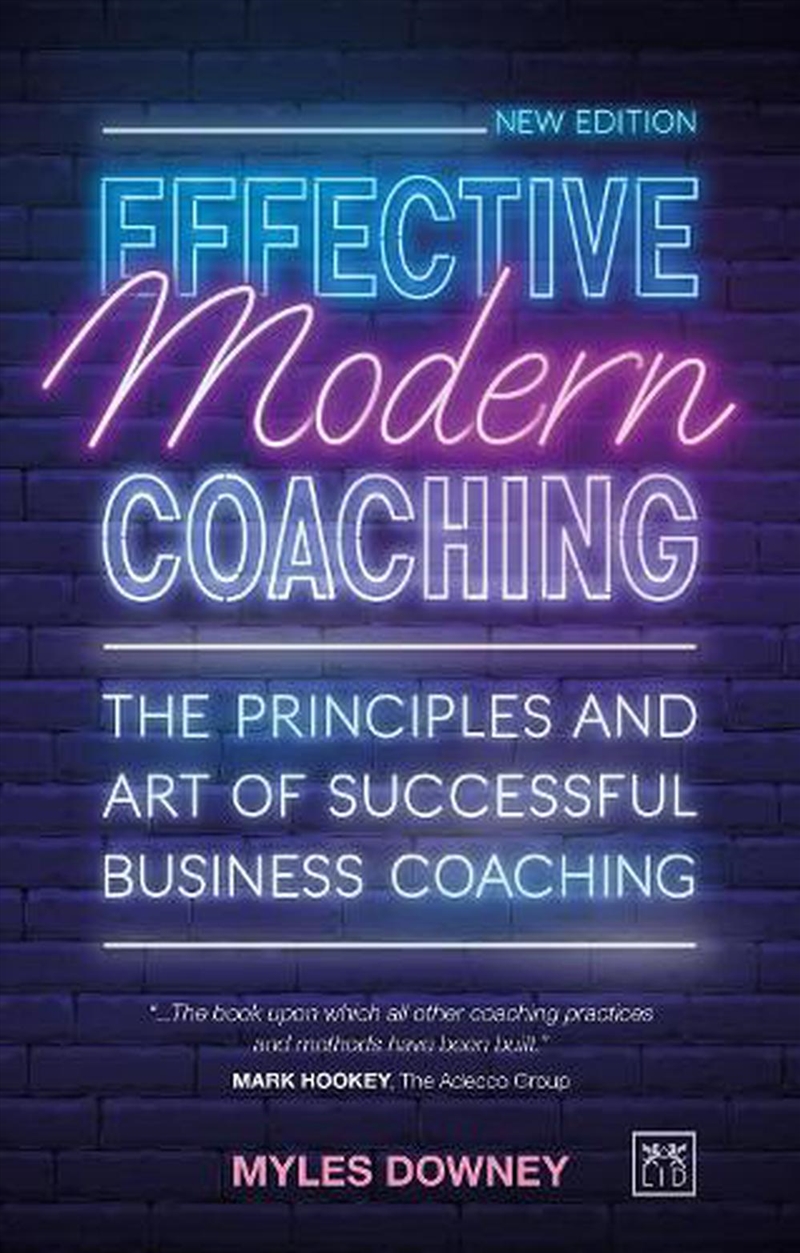 Effective Modern Coaching: The Principles and Art of Successful Business Coaching/Product Detail/Business Leadership & Management