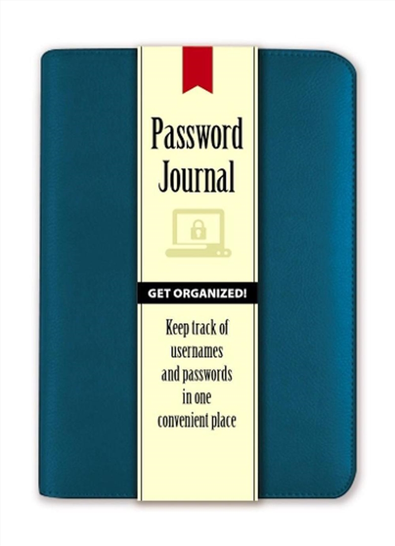 Password Journal: Caribbean Blue/Product Detail/Notebooks & Journals