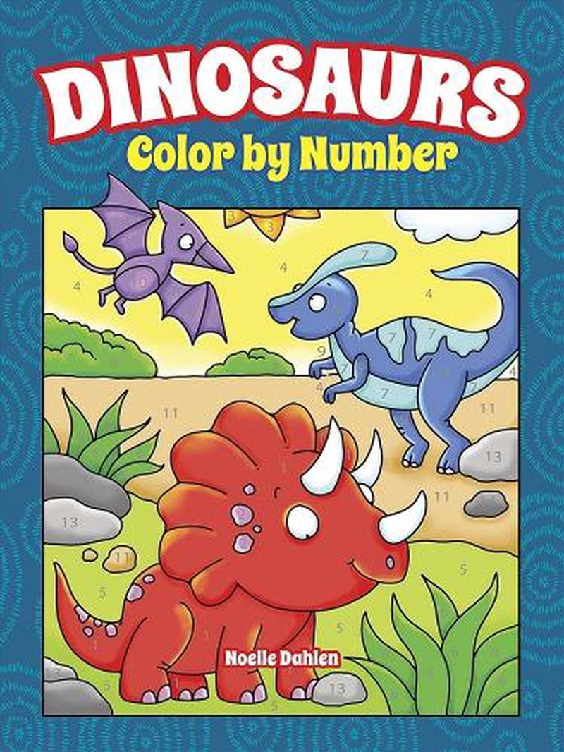 Dinosaurs Color by Number/Product Detail/Kids Activity Books