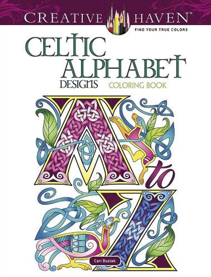Creative Haven Celtic Alphabet Designs Coloring Book/Product Detail/Kids Colouring