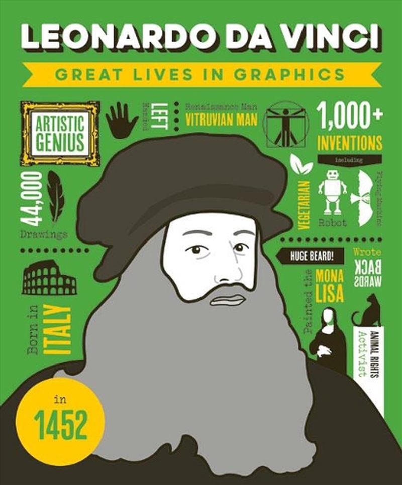 Great Lives in Graphics: Leonardo Da Vinci/Product Detail/Childrens