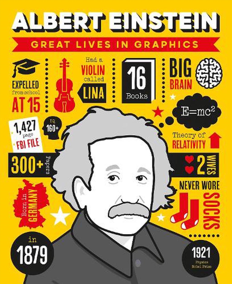 Great Lives in Graphics: Albert Einstein/Product Detail/Childrens