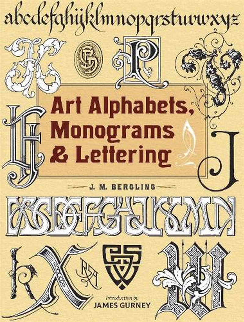Art Alphabets, Monograms and Lettering/Product Detail/Crafts & Handiwork