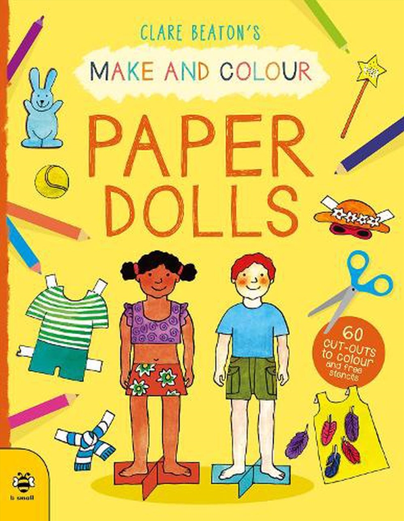 Make and Colour Paper Dolls/Product Detail/Kids Activity Books