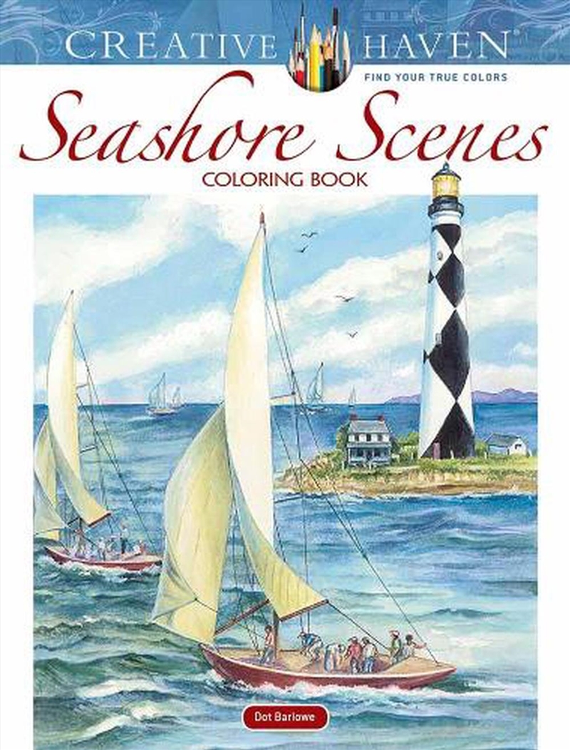 Creative Haven Seashore Scenes Coloring Book/Product Detail/Kids Colouring