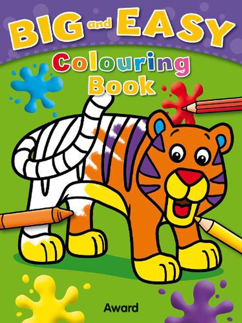 Big and Easy Colouring Book (Tiger)/Product Detail/Kids Colouring