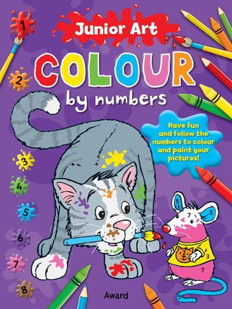 Junior Art Colour by Numbers: Cat/Product Detail/Early Childhood Fiction Books