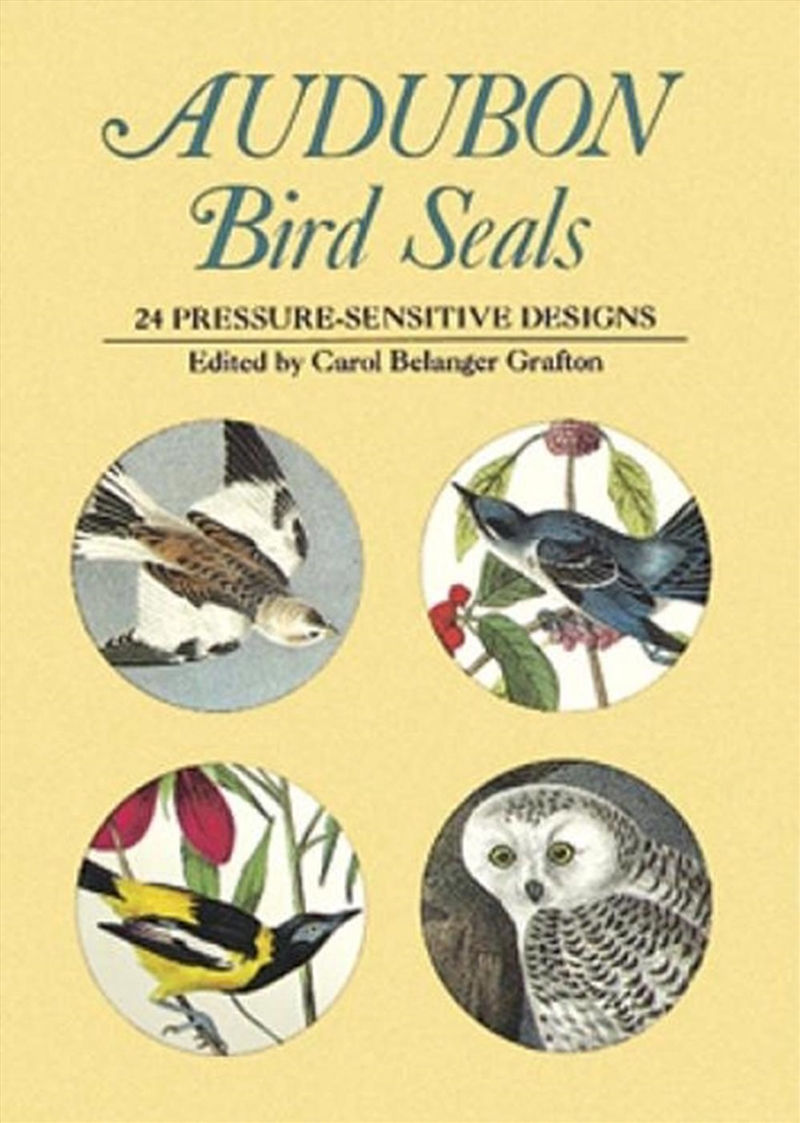 Audubon Bird Seals:4 Pressure-Sensitive Designs/Product Detail/Crafts & Handiwork