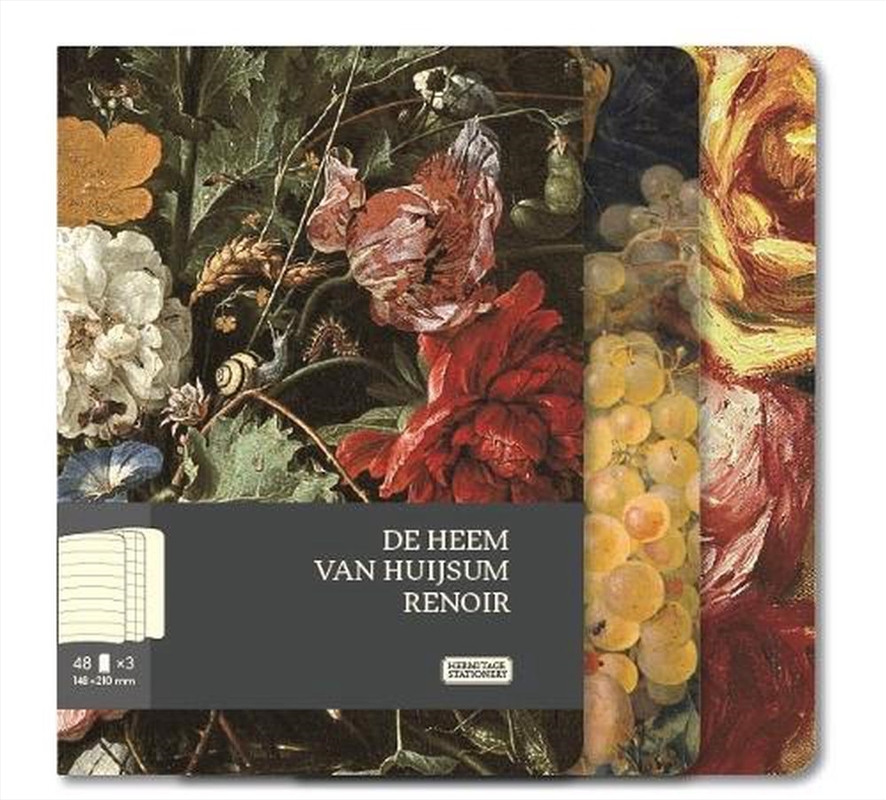 Notebooks de Heem, van Huijsum, Renoir (Set of 3, Large)/Product Detail/Notebooks & Journals