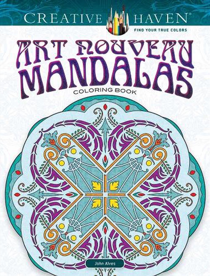 Creative Haven Art Nouveau Mandalas Coloring Book/Product Detail/Kids Colouring