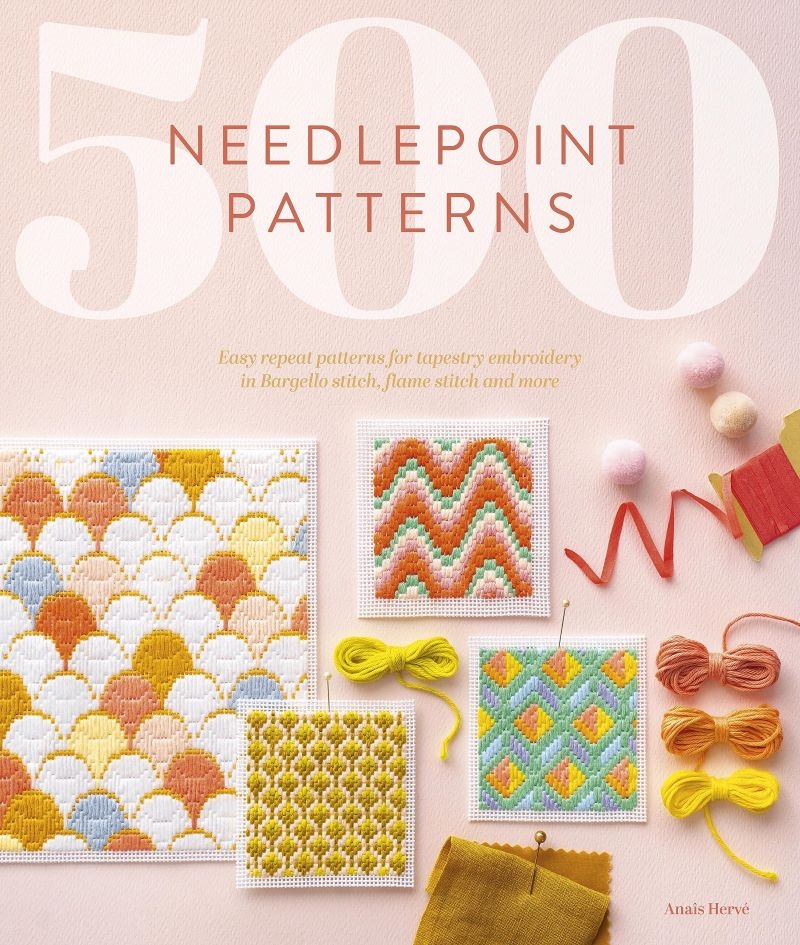 500 Needlepoint Patterns: Easy repeat patterns for tapestry embroidery in Bargello stitch, flame sti/Product Detail/Crafts & Handiwork