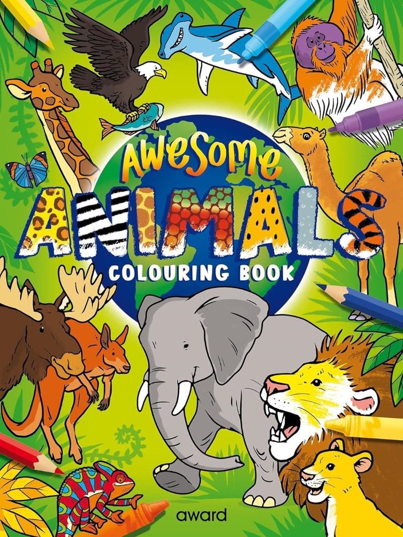 Awesome Animals Colouring Book/Product Detail/Kids Colouring