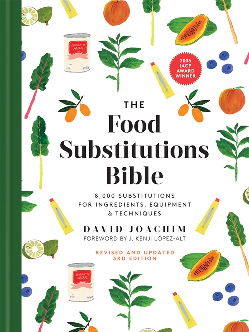 Food Substitutions Bible: 8,000 Substitutions for Ingredients, Equipment and Techniques/Product Detail/Recipes, Food & Drink