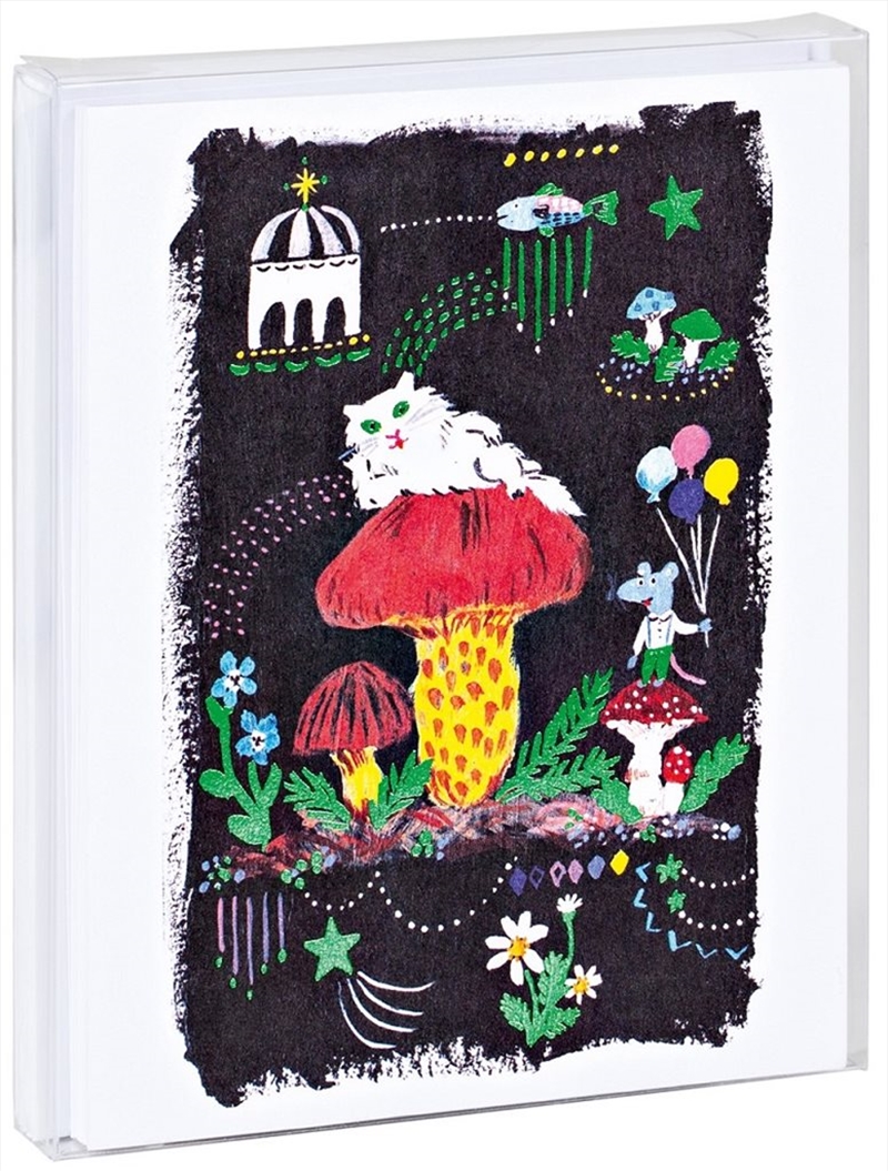 White Cat Dream: Notecard Set/Product Detail/Stationery