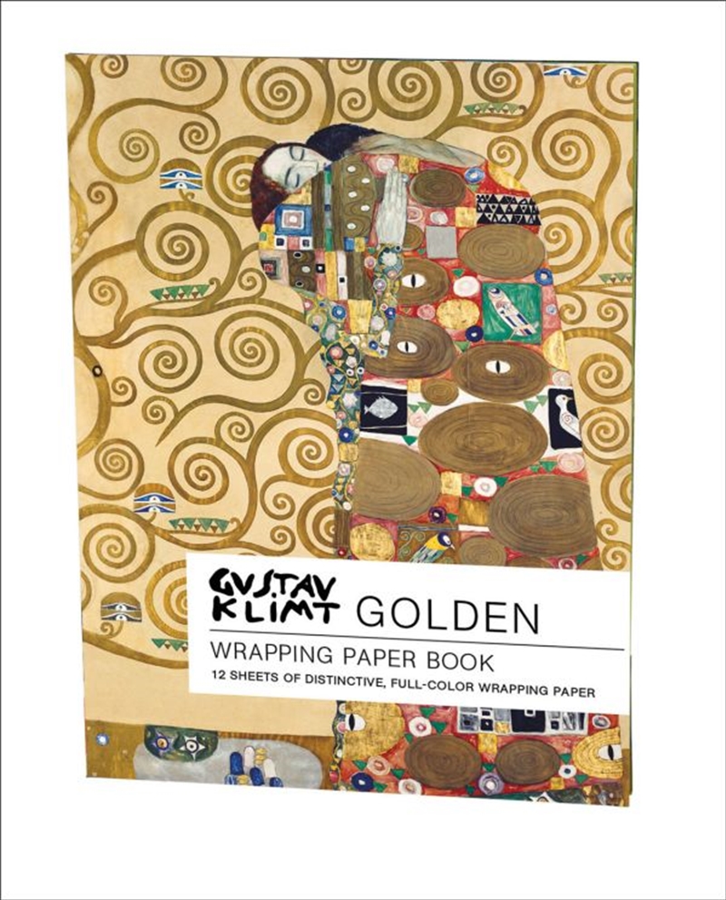 Golden, Gustav Klimt: Wrapping Paper Book/Product Detail/Party Accessories