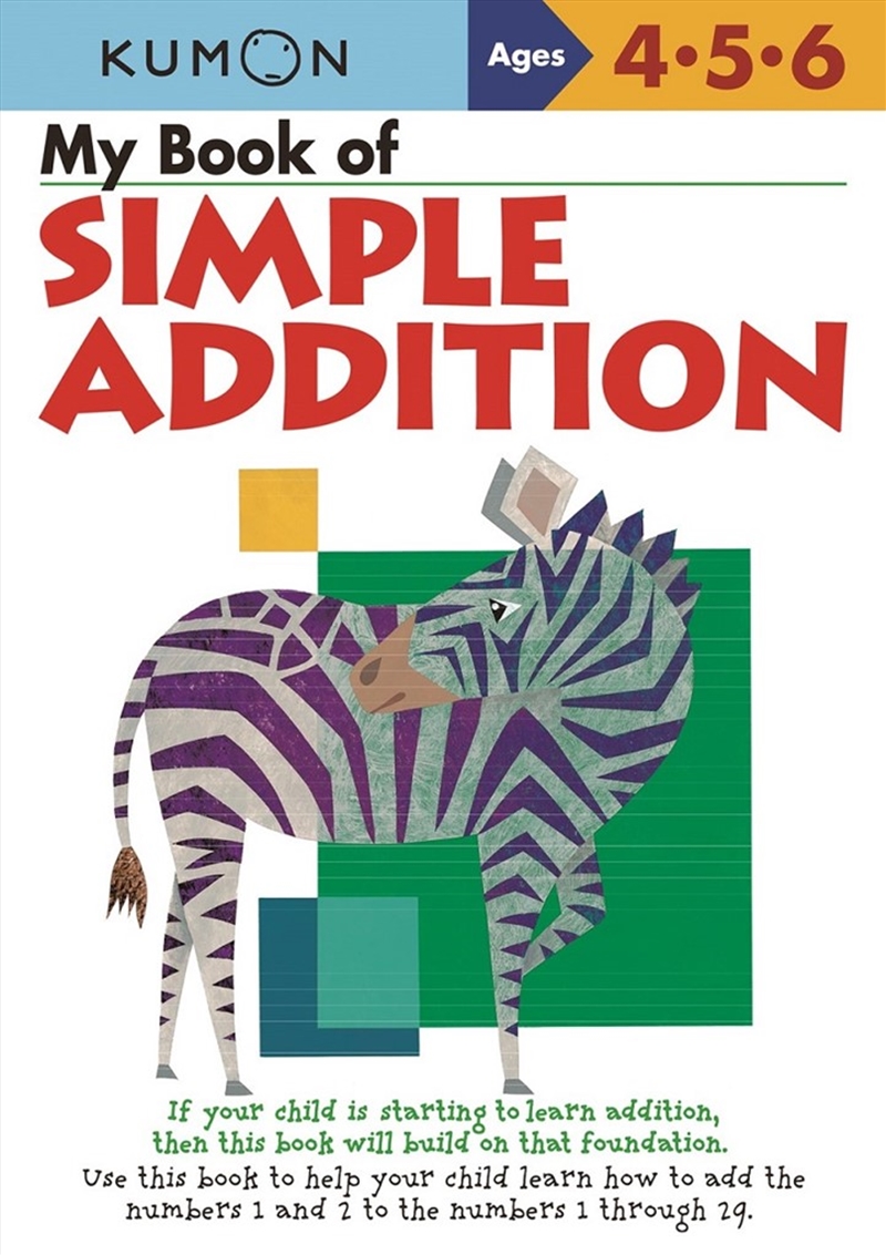 My Book of Simple Addition/Product Detail/Children