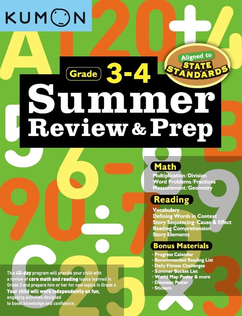 Summer Review & Prep: 3-4/Product Detail/Children