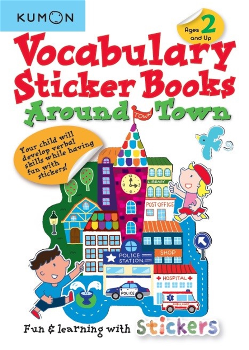 Vocabulary Sticker Books: Around Town/Product Detail/Children