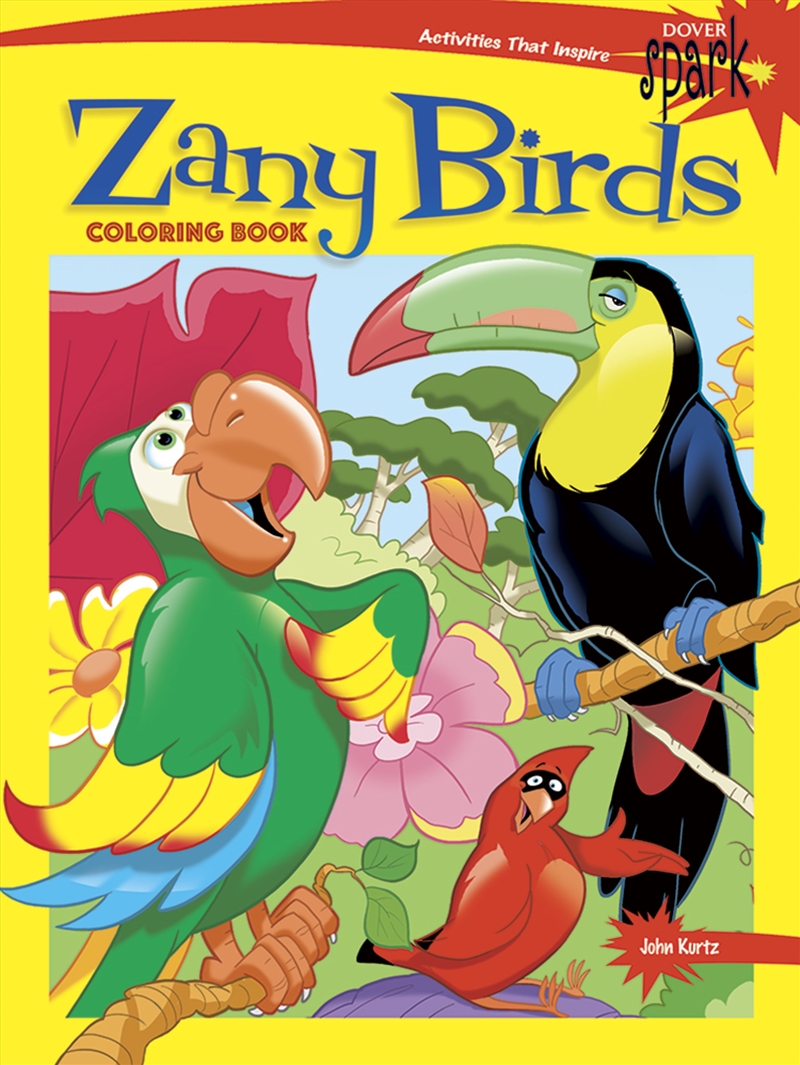 SPARK Zany Birds Coloring Book/Product Detail/Kids Colouring