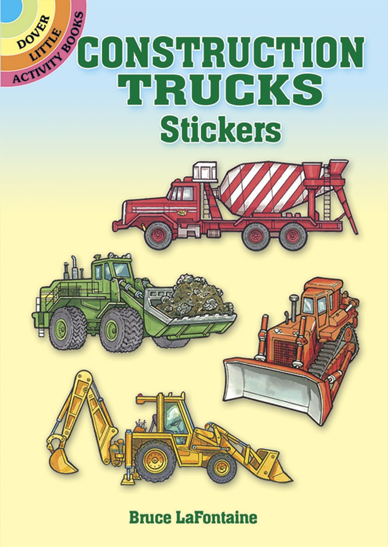 Construction Trucks Stickers/Product Detail/Kids Activity Books