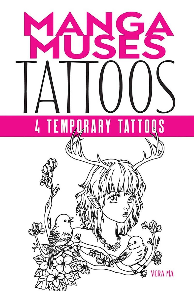 Manga Muses Tattoos/Product Detail/Adults Activity Books