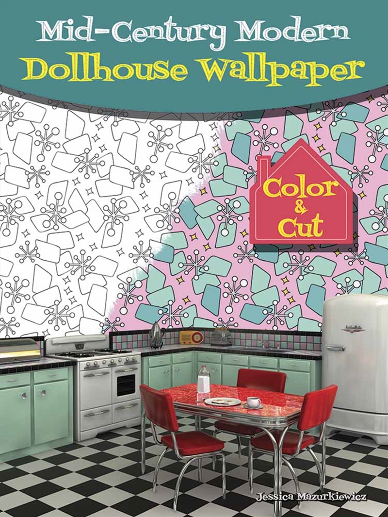 Mid-Century Modern Dollhouse Wallpaper/Product Detail/Crafts & Handiwork