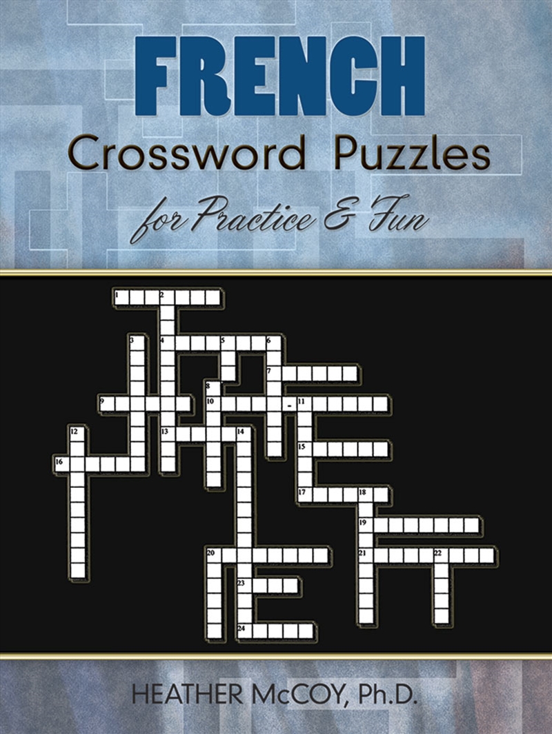 French Crossword Puzzles for Practice and Fun/Product Detail/Adults Activity Books