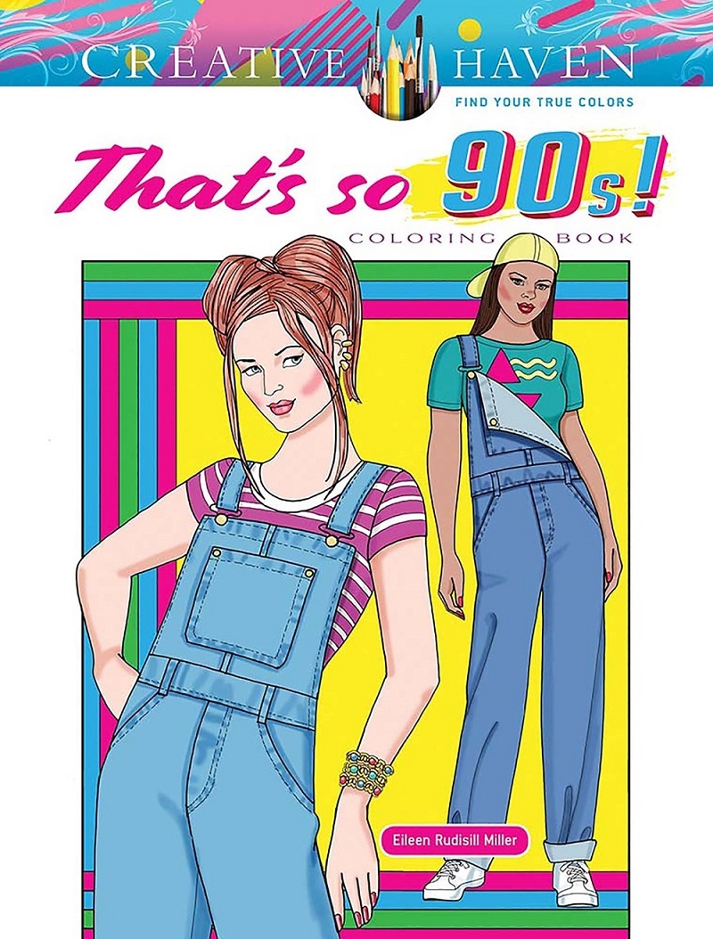 Creative Haven That's so 90's! Coloring Book/Product Detail/Kids Colouring