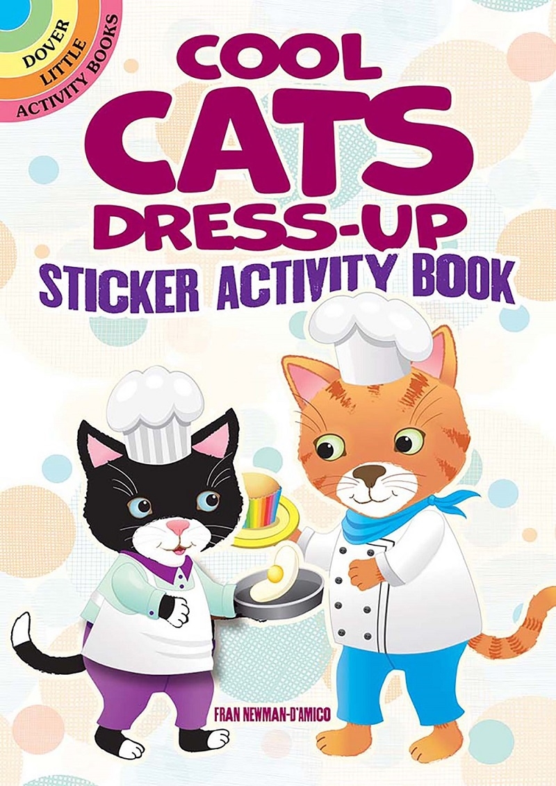 Cool Cats Dress-Up Sticker Activity Book/Product Detail/Kids Activity Books