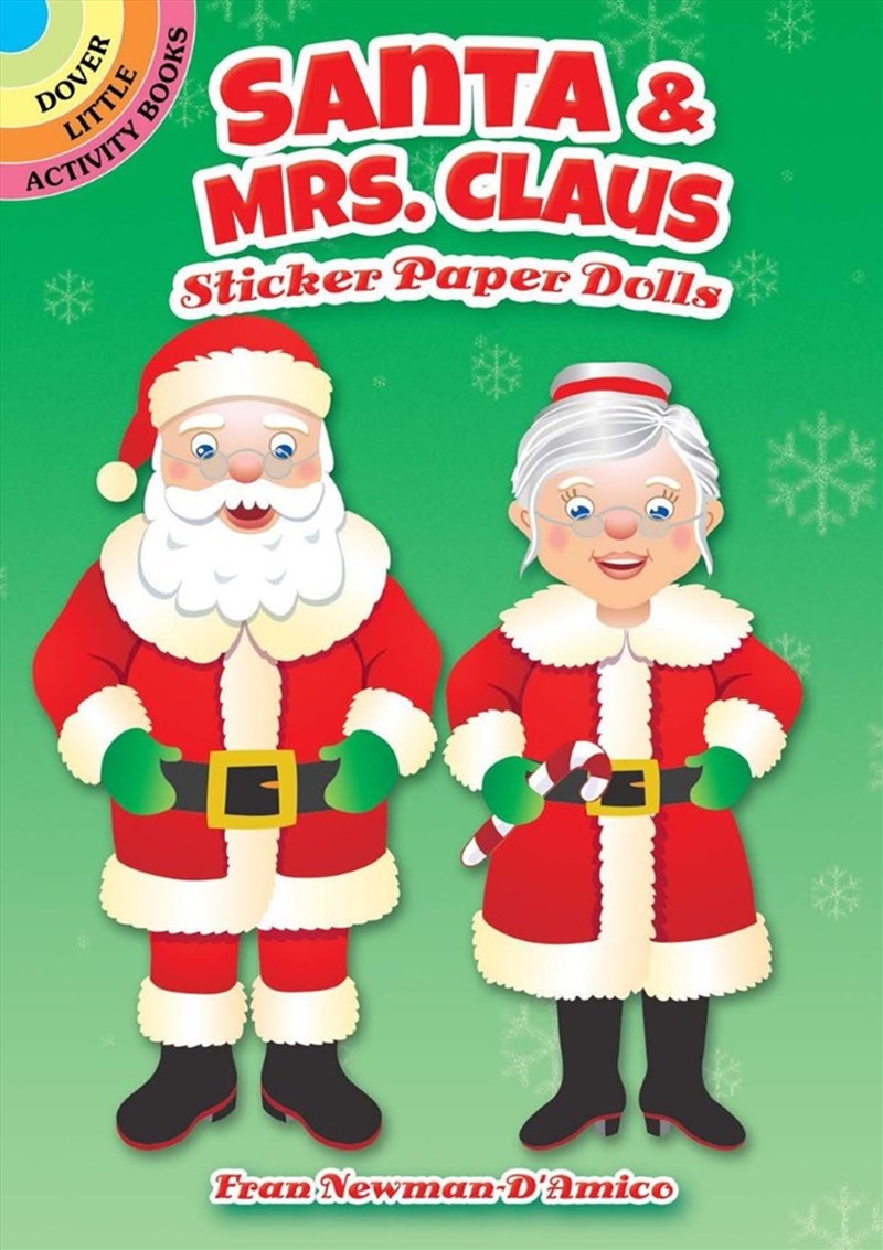 Santa and Mrs. Claus Sticker Paper Dolls/Product Detail/Kids Activity Books