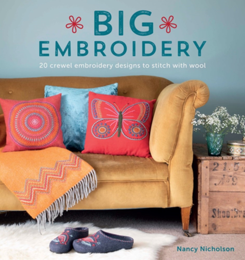 Big Embroidery: 20 Crewel Embroidery Designs to Stitch with Wool/Product Detail/Crafts & Handiwork