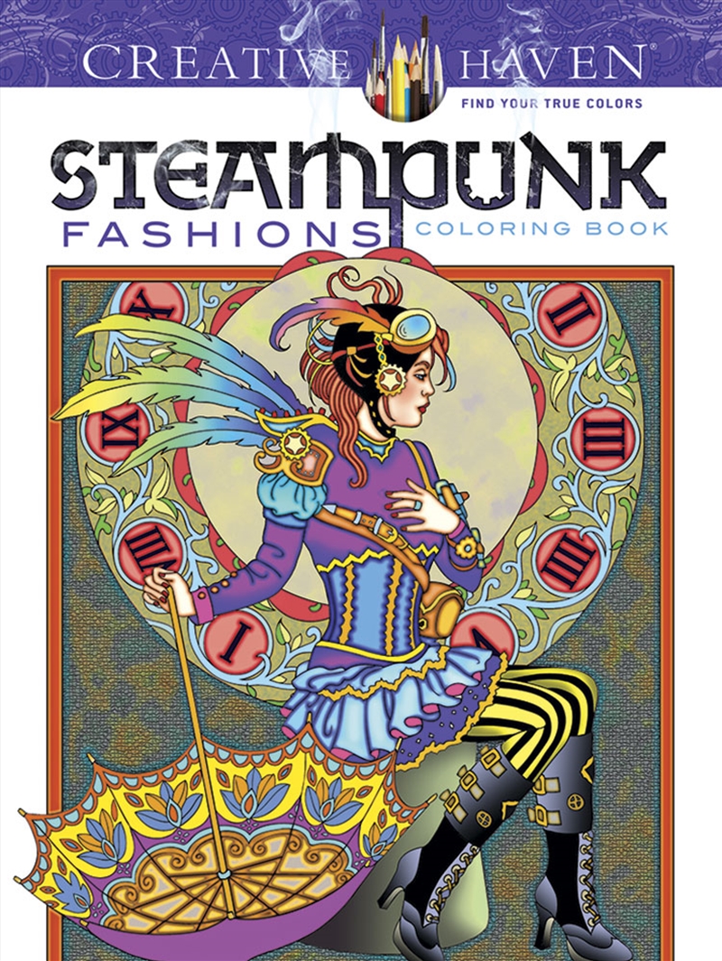 Creative Haven Steampunk Fashions Coloring Book/Product Detail/Adults Colouring