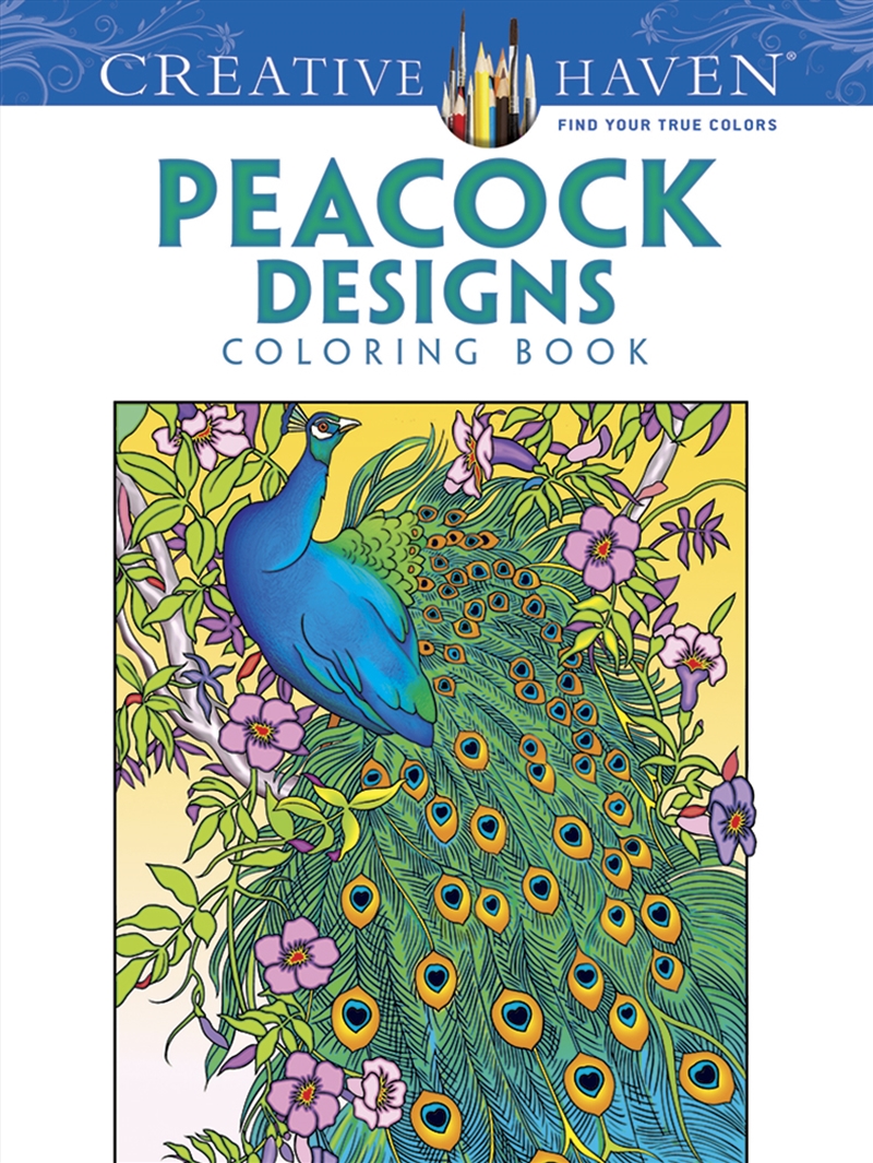 Creative Haven Peacock Designs Coloring Book/Product Detail/Adults Colouring