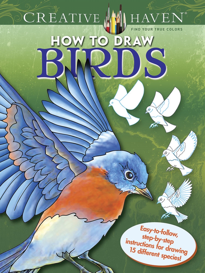 Creative Haven How to Draw Birds/Product Detail/Adults Activity Books