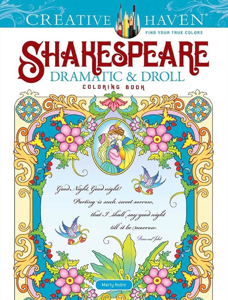 Creative Haven Shakespeare Dramatic & Droll Coloring Book/Product Detail/Adults Colouring