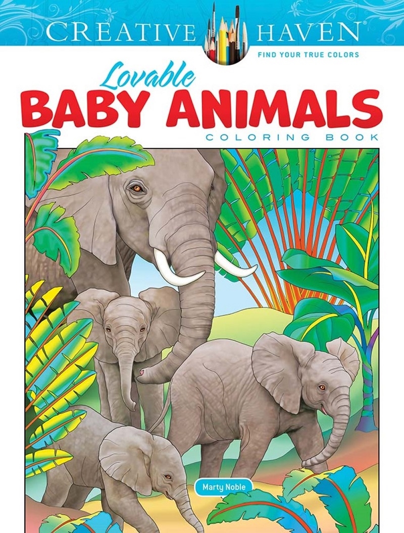 Creative Haven Lovable Baby Animals Coloring Book/Product Detail/Kids Colouring