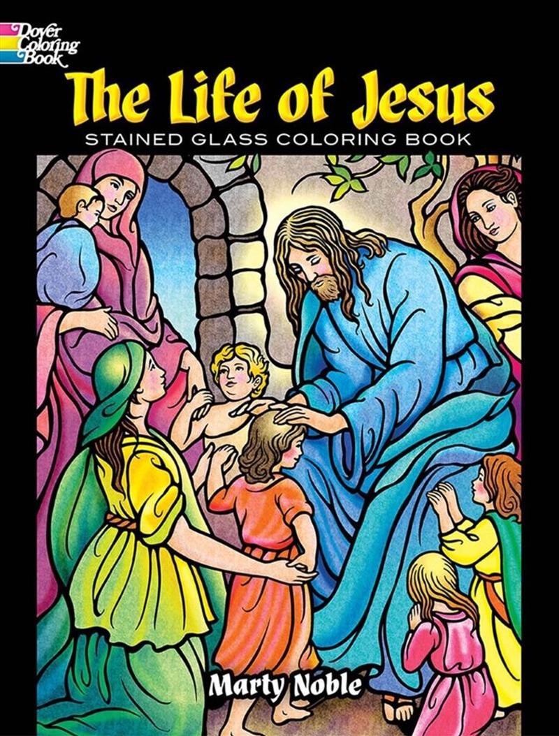 Life of Jesus Stained Glass Coloring Book/Product Detail/Kids Colouring