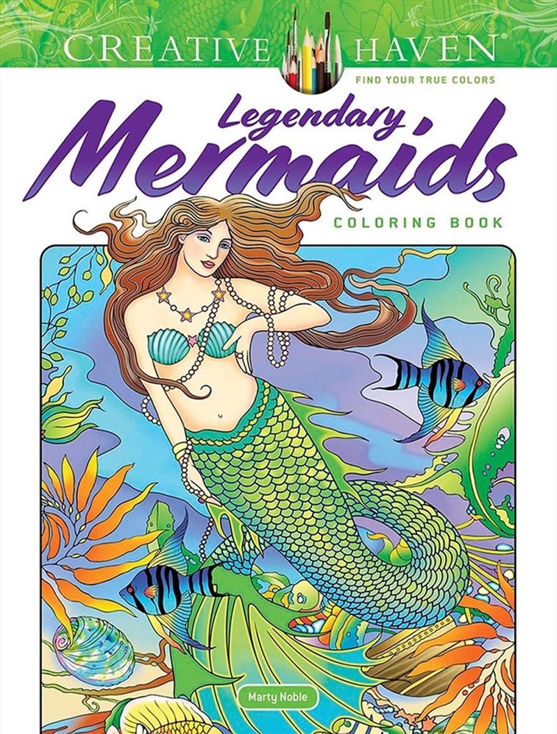 Creative Haven Legendary Mermaids Coloring Book/Product Detail/Kids Colouring